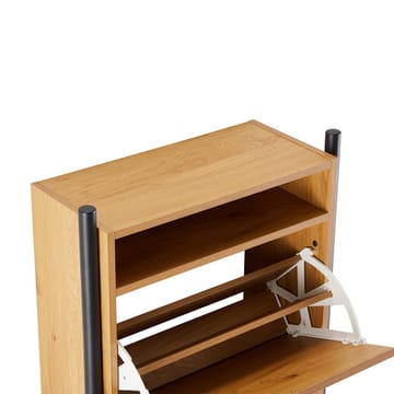 Skoskåp Aalborg 55,6x26x91,5 cm - brun - Förvaring - Skoförvaring