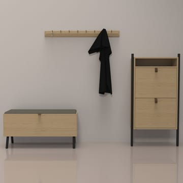 Skoskåp Aalborg 55,6x26x91,5 cm - brun - Förvaring - Skoförvaring