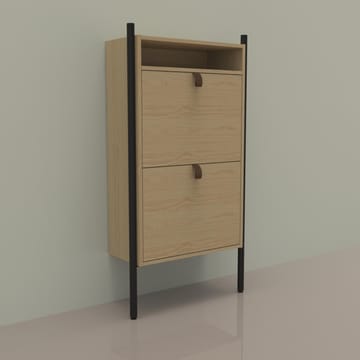 Skoskåp Aalborg 55,6x26x91,5 cm - brun - Förvaring - Skoförvaring