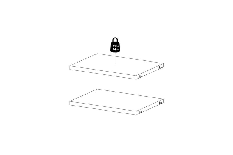 Trysil Hyllplan 37 cm - Brun - Förvaring - Klädförvaring - Garderob & garderobssystem - Garderobsinredning
