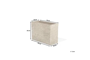 Edessa Kruka 70 cm - Beige - Trädgård & spabad - Trädgårdsskötsel - Odling - Planteringskärl & blomkruka - Stor blomkruka