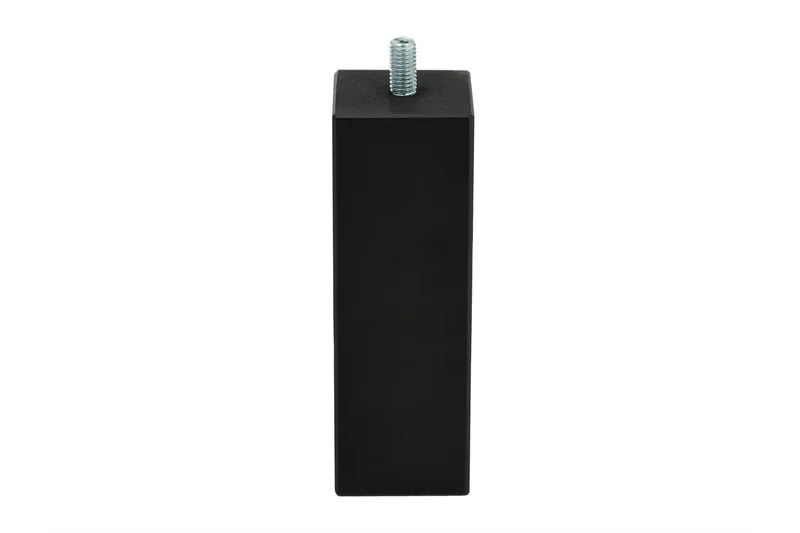 Lucky Sängben 15 cm, 4-pack Svart