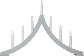 Adventsljusstake Pagod 60x40 cm Trä 7 ljus E10 - Grå - Inredning - Julpynt & helgdekoration - Julpynt & juldekoration