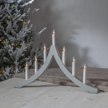 Adventsljusstake Pagod 60x40 cm Trä 7 ljus E10 - Grå - Inredning - Julpynt & helgdekoration - Julpynt & juldekoration