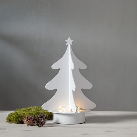 Afton Ljusstake 21 cm - vit - Inredning - Julpynt & helgdekoration - Julpynt & juldekoration