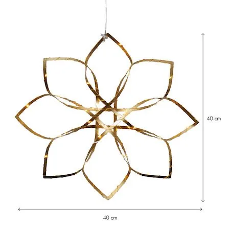 Amaze Hängande dekoration 40 cm - mässingsfärgad guld - Inredning - Julpynt & helgdekoration - Julpynt & juldekoration