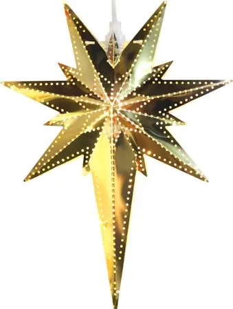 Betlehem Liten Adventsstjärna 25 cm - Jullampa i metall, Mässing