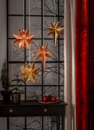 Betlehem Liten Adventsstjärna 25 cm - Jullampa i metall - Mässing - Inredning - Julpynt & helgdekoration - Julpynt & juldekoration