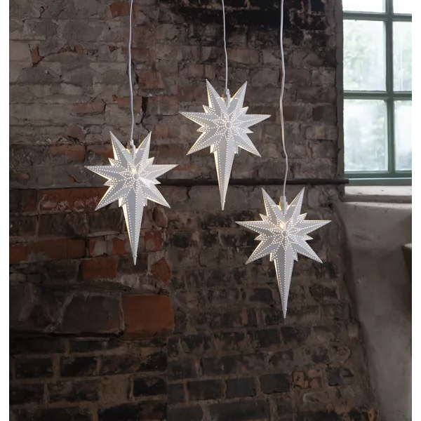Betlehem Liten adventsstjärna 25 cm - Jullampa i metall - Vit - Inredning - Julpynt & helgdekoration - Julpynt & juldekoration
