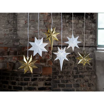 Betlehem Liten adventsstjärna 25 cm - Jullampa i metall - Vit - Inredning - Julpynt & helgdekoration - Julpynt & juldekoration