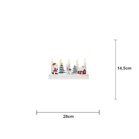 Billy Ljusstake 28 cm - flerfärgad - Inredning - Julpynt & helgdekoration - Julpynt & juldekoration