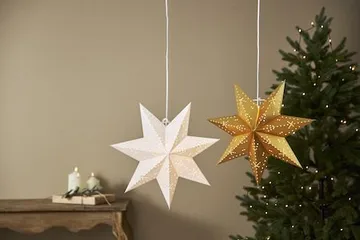 Classic Adventsstjärna 45 cm – Jullampa i papper - Vit - Inredning - Julpynt & helgdekoration - Julpynt & juldekoration