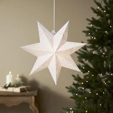 Classic Adventsstjärna 45 cm – Jullampa i papper - Vit - Inredning - Julpynt & helgdekoration - Julpynt & juldekoration