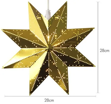 Classic Liten Adventsstjärna 28 cm – Jullampa i Metall - Mässing - Inredning - Julpynt & helgdekoration - Julpynt & juldekoration