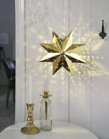 Classic Liten Adventsstjärna 28 cm – Jullampa i Metall - Mässing - Inredning - Julpynt & helgdekoration - Julpynt & juldekoration