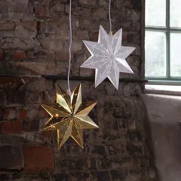 Classic Liten Adventsstjärna 28 cm – Jullampa i Metall - Mässing - Inredning - Julpynt & helgdekoration - Julpynt & juldekoration