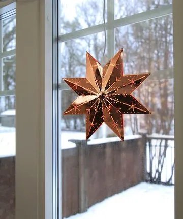 Classic Liten Adventsstjärna 28 cm - Jullampa i Metall - Koppar - Inredning - Julpynt & helgdekoration - Julpynt & juldekoration