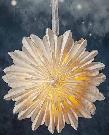 Cloud Pappersstjärna 45 cm - vit - Inredning - Julpynt & helgdekoration - Julpynt & juldekoration