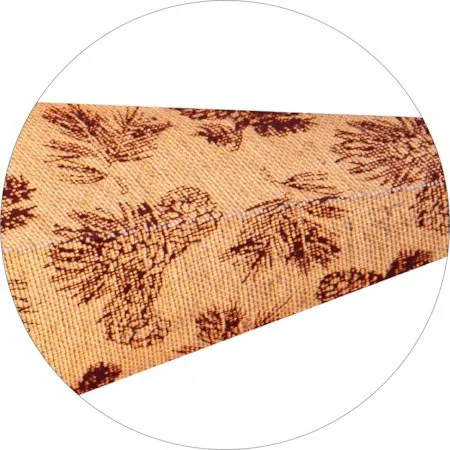 Cotton Adventsstjärna 60 cm - Jullampa i papper - Beige med rött mönster - Inredning - Julpynt & helgdekoration - Julpynt & juldekoration