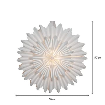 Crystal Pappersstjärna 50 cm - vit - Inredning - Julpynt & helgdekoration - Julpynt & juldekoration
