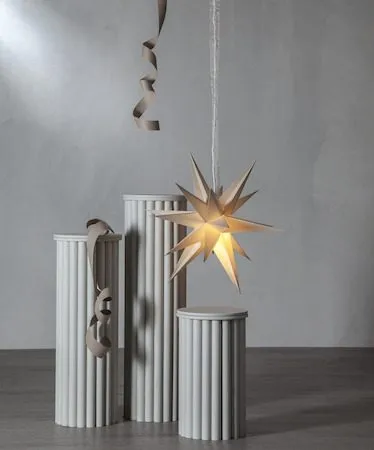 December Pappersstjärna 55 cm - Jullampa - Beige - Inredning - Julpynt & helgdekoration - Julpynt & juldekoration