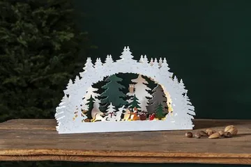 Forest Friends Ljusstake 45 cm - flerfärgad - Inredning - Julpynt & helgdekoration - Julpynt & juldekoration
