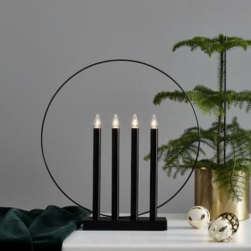 Glory Adventsljusstake 42 cm - Ljusstake i Metall - Svart - Inredning - Julpynt & helgdekoration - Julpynt & juldekoration