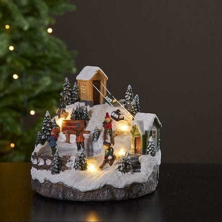 Alpville Juldekoration belysning 16 cm - Flerfärgad - Inredning - Julpynt & helgdekoration - Julpynt & juldekoration - Julängel & julfigur