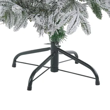 Bassie Snöig Plastgran 210 cm - Vit|Grön - Inredning - Julpynt & helgdekoration - Julpynt & juldekoration - Plastgran