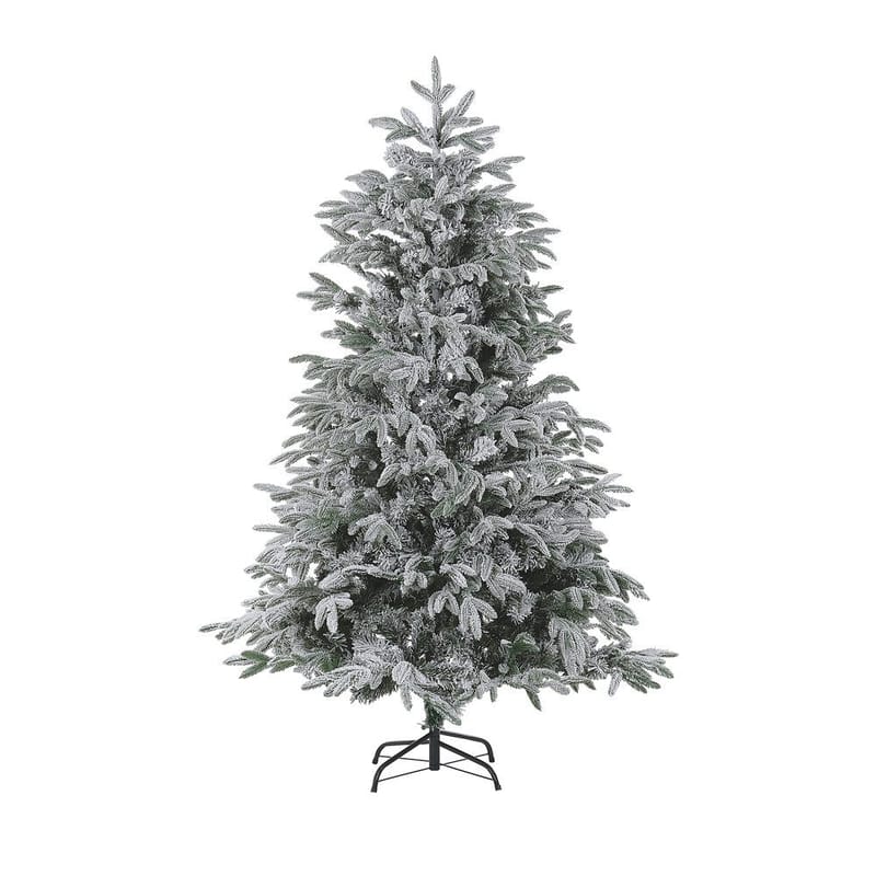 Bassie Snöig Plastgran 180 cm, Vit|Grön
