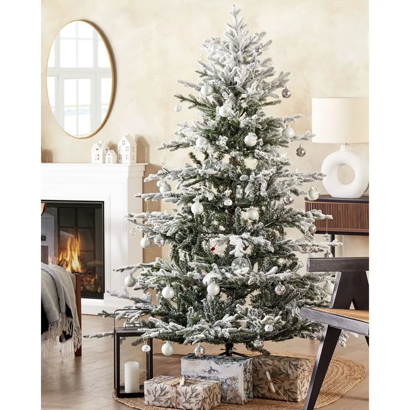 Brisco Snöig Plastgran 180 cm - Vit|Grön - Inredning - Julpynt & helgdekoration - Julpynt & juldekoration - Plastgran