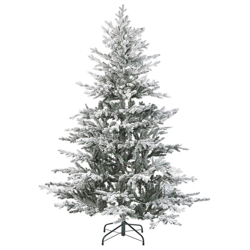 Brisco Snöig Plastgran 180 cm med Belysning - Vit|Grön - Inredning - Julpynt & helgdekoration - Julpynt & juldekoration - Plastgran