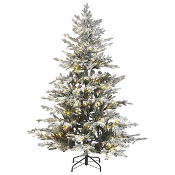 Brisco Snöig Plastgran 180 cm med Belysning - Vit|Grön - Inredning - Julpynt & helgdekoration - Julpynt & juldekoration - Plastgran