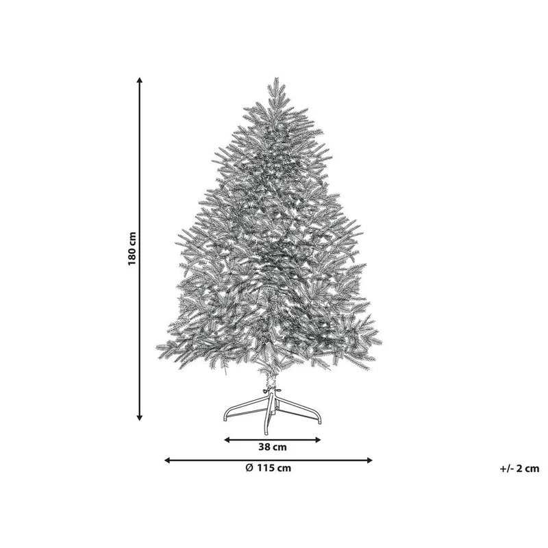 Brisco Snöig Plastgran 180 cm - Vit|Grön - Inredning - Julpynt & helgdekoration - Julpynt & juldekoration - Plastgran