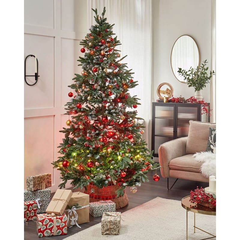 Denali Plastgran 240 cm - Grön|Röd|Vit - Inredning - Julpynt & helgdekoration - Julpynt & juldekoration - Plastgran