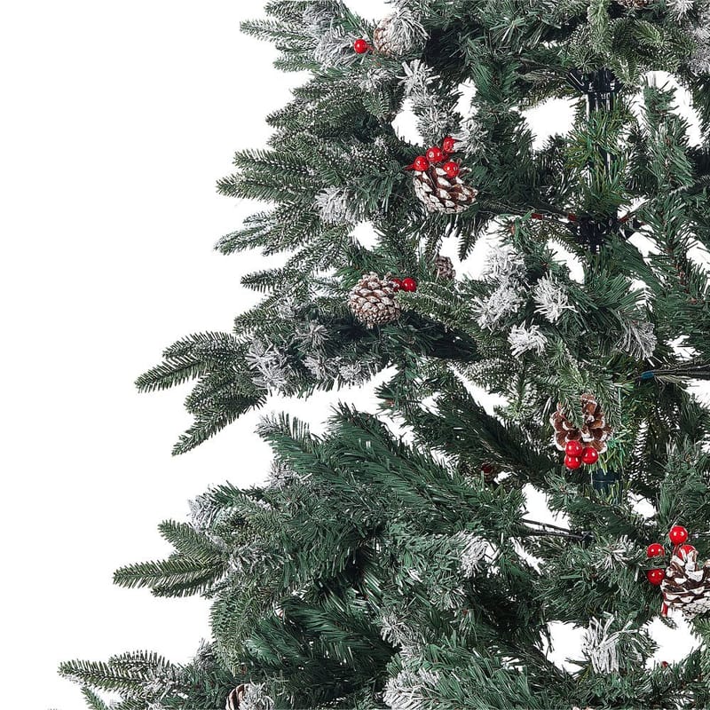 Denali Plastgran 240 cm - Grön|Röd|Vit - Inredning - Julpynt & helgdekoration - Julpynt & juldekoration - Plastgran