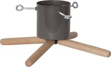 Granig Julgransfot 45 cm - mullvad och naturträ - Inredning - Julpynt & helgdekoration - Julpynt & juldekoration
