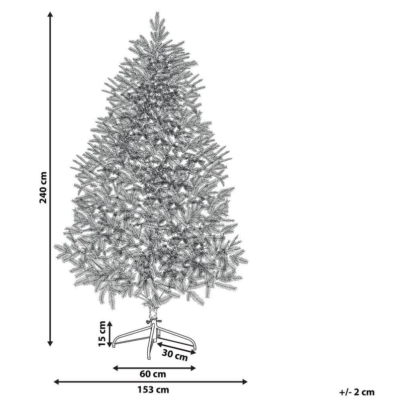 Huxley Plastgran 240 cm - Grön - Inredning - Julpynt & helgdekoration - Julpynt & juldekoration - Plastgran