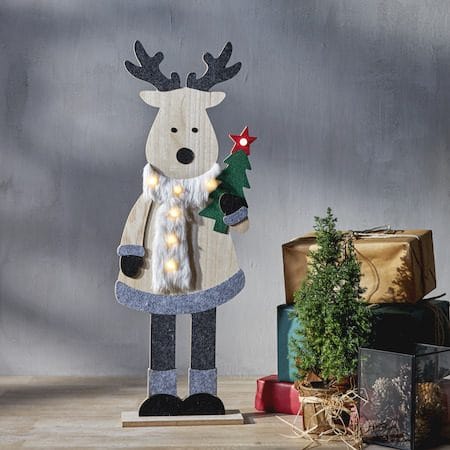 Juldekoration Billy ren 80 cm - Grå / Beige / Grön - Inredning - Julpynt & helgdekoration - Julpynt & juldekoration - Julängel & julfigur