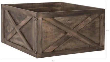 Woody Skyddskant Julgran tillbehör 45 cm - mörkbrun - Inredning - Julpynt & helgdekoration - Julpynt & juldekoration - Jultextil - Julgransmatta