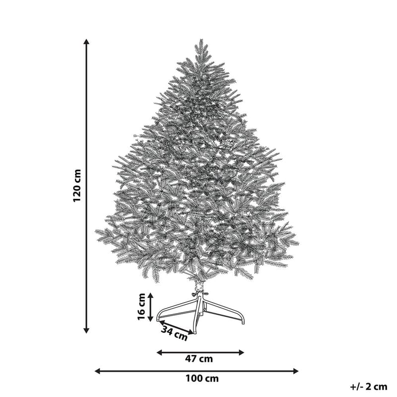 Masala Liten Snöig Plastgran 120 cm - Vit|Grön - Inredning - Julpynt & helgdekoration - Julpynt & juldekoration - Plastgran