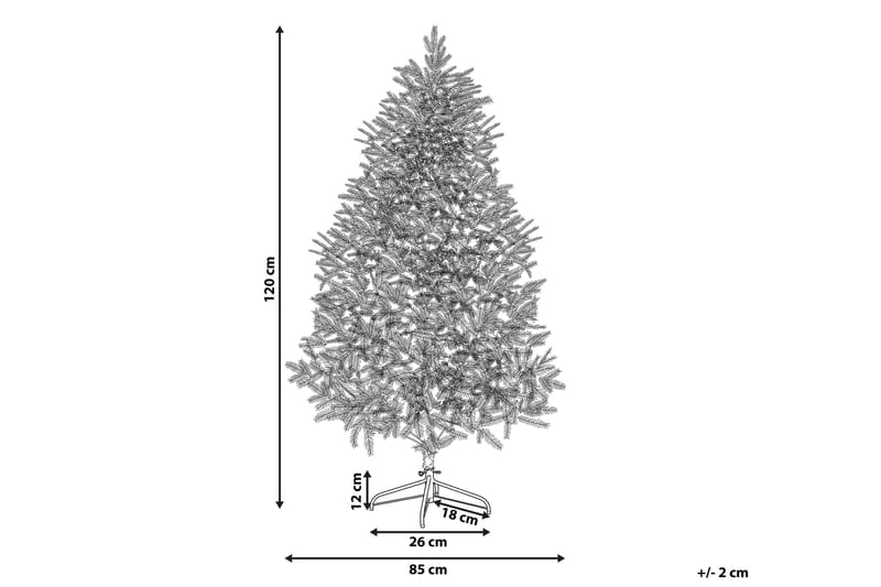 Chaker Julgran 120 cm - Vit - Inredning - Julpynt & helgdekoration - Julpynt & juldekoration - Plastgran