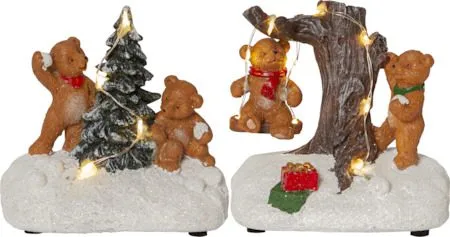 Tedville Inomhusdekoration 10 cm, Flerfärgad