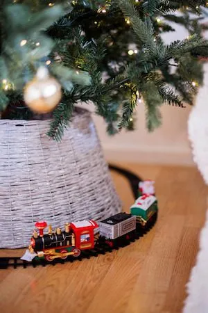 X-mas Train Dekorativt sceneri 103 cm - Flerfärgad - Inredning - Julpynt & helgdekoration - Julpynt & juldekoration - Julängel & julfigur