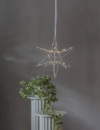 Lizzy Stjärna 47 cm - Silver - Inredning - Julpynt & helgdekoration - Julpynt & juldekoration