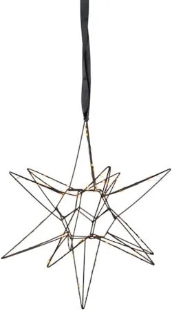 Lizzy Stjärna 47 cm, Svart