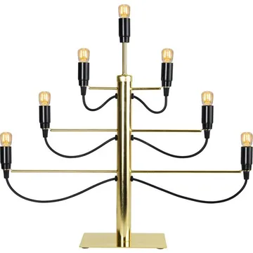 Milano Stor Adventsljusstake 60 cm - Ljusstake i Metall - Mässingsguld - Inredning - Julpynt & helgdekoration - Julpynt & juldekoration