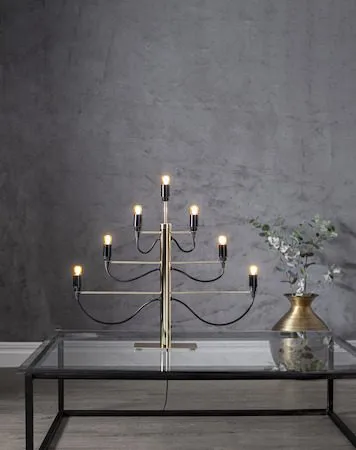 Milano Stor Adventsljusstake 60 cm - Ljusstake i Metall - Mässingsguld - Inredning - Julpynt & helgdekoration - Julpynt & juldekoration