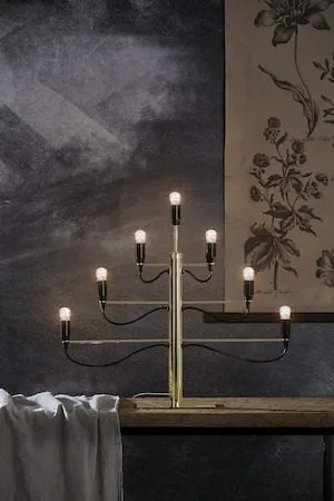 Milano Stor Adventsljusstake 60 cm - Ljusstake i Metall - Mässingsguld - Inredning - Julpynt & helgdekoration - Julpynt & juldekoration