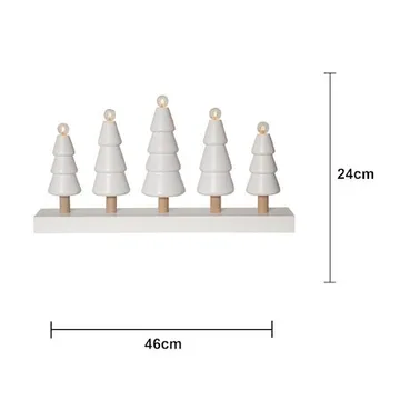 Skog Ljusstake 46 cm - vit med ofärgade stammar - Inredning - Julpynt & helgdekoration - Julpynt & juldekoration